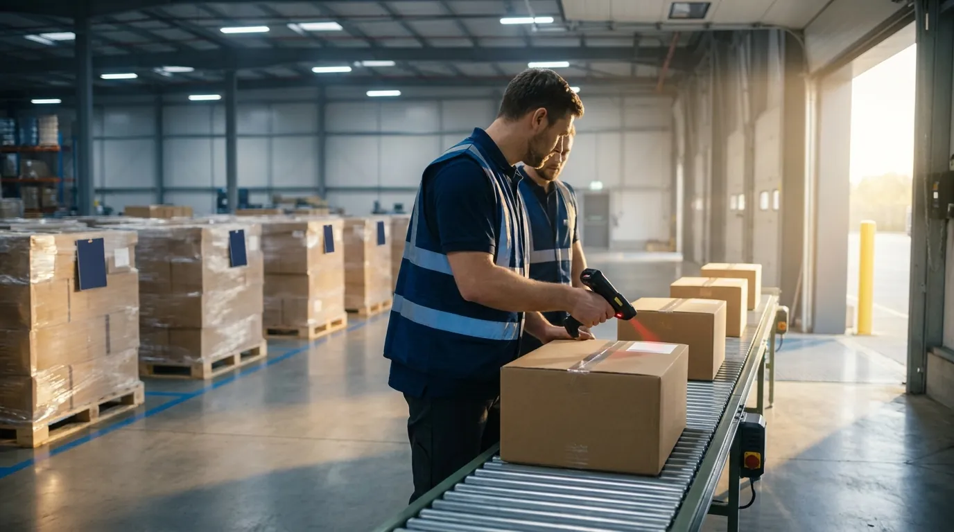 What is an RF scanner? RF scanner warehouse receiving dock