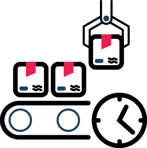 Production scheduling feature icon