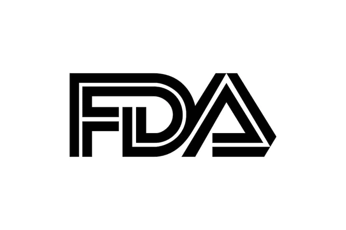 FDA logo in bold black letters on white background