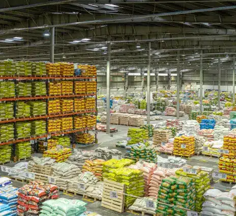 food in warehouse