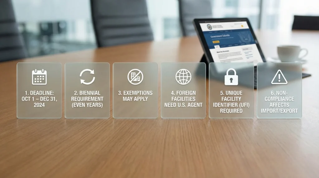 6 FDA Food Facility Registration Renewal Facts to Help You Meet Deadline