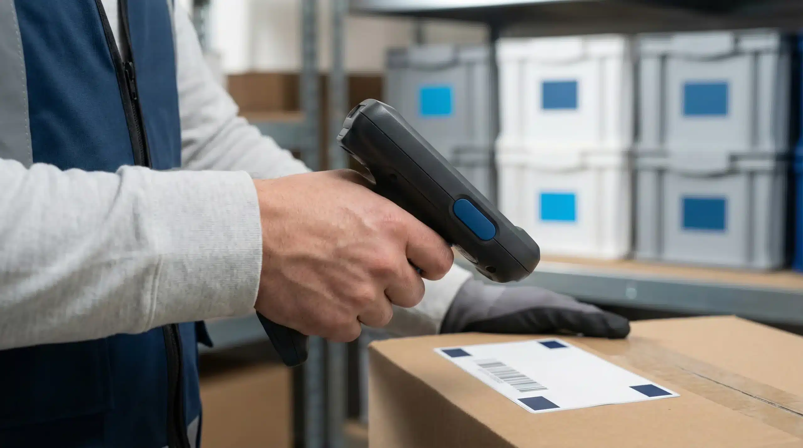 Hands scanning package for visibility